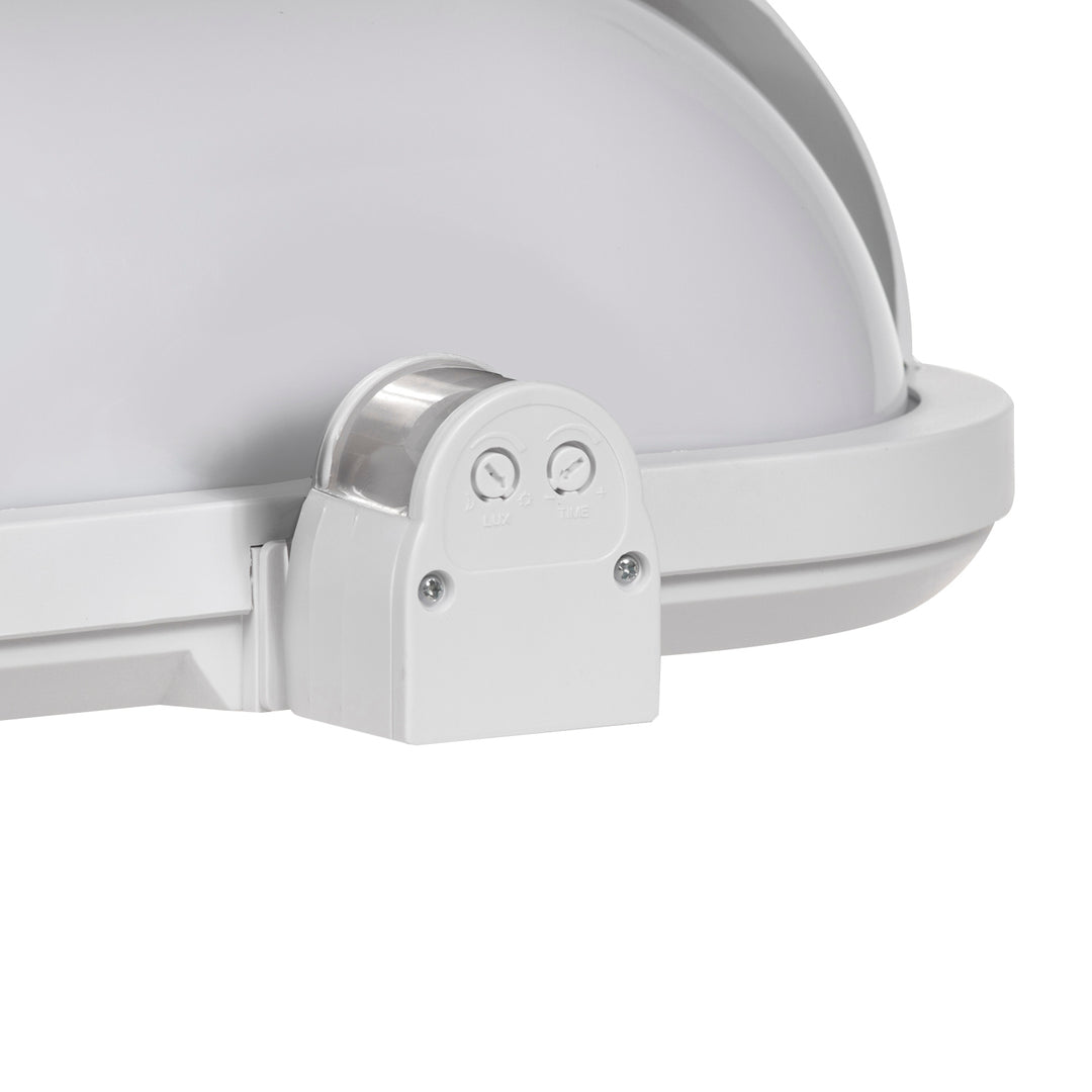 Maclean fali lámpatest, PIR érzékelővel, max. 60W, 180°, MCE33 W + LED 6W