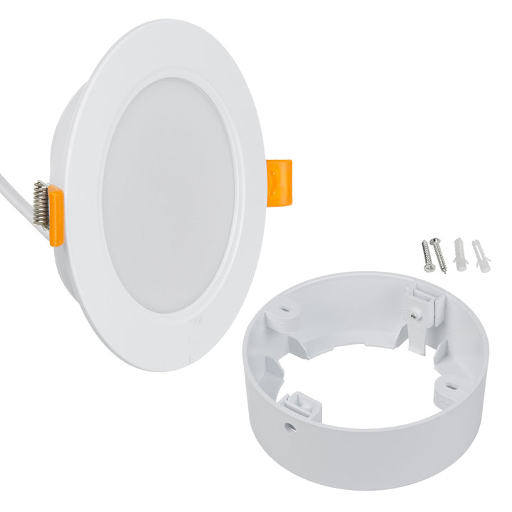Maclean LED mennyezeti panel, süllyesztett SLIM, 9W, semleges fehér 4000K, 120*26mm, 900lm, MCE371 R + felszíni szerelési adapter MCE376 R