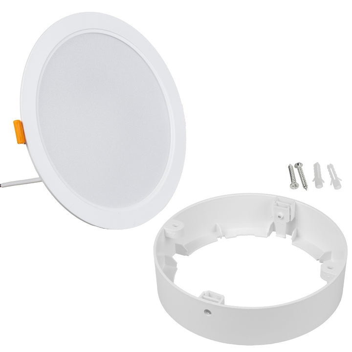 Maclean LED mennyezeti panel, süllyesztett SLIM, 18W, semleges fehér 4000K, 170*26mm, 1800 lm, MCE372 R + felületre szerelhető adapter MCE377 R