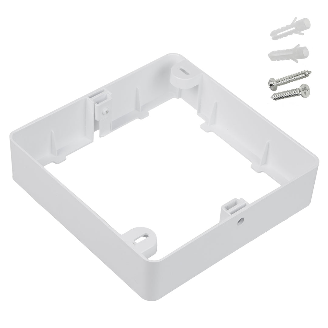 5x Maclean LED mennyezeti panel, süllyesztett SLIM, 18W, semleges fehér 4000K, 170*170*26mm, 1800lm, MCE374 S + felületi adapter MCE379 S