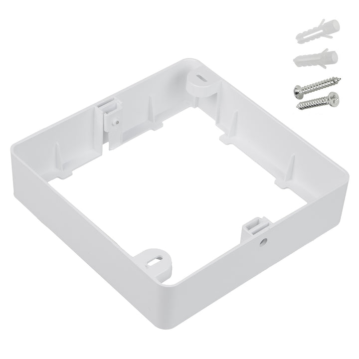 5x Maclean LED mennyezeti panel, süllyesztett SLIM, 18W, semleges fehér 4000K, 170*170*26mm, 1800lm, MCE374 S + felületi adapter MCE379 S