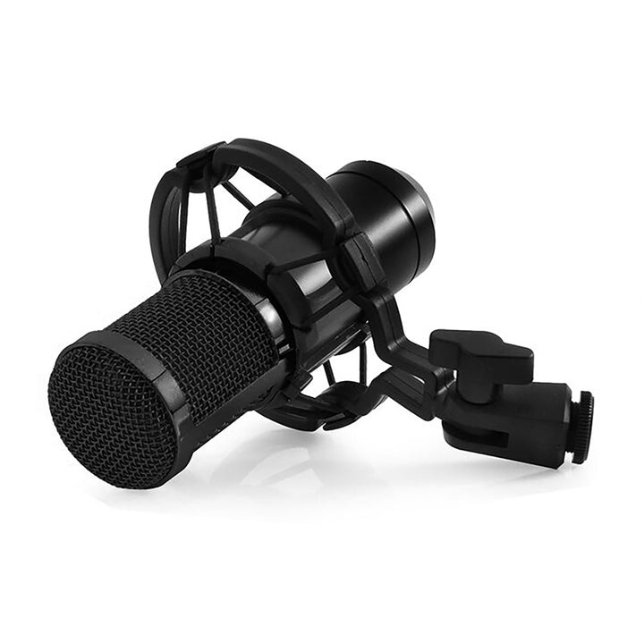 Media-Tech kondenzátor mikrofon, állítható állvány, tartozékok, MT397K