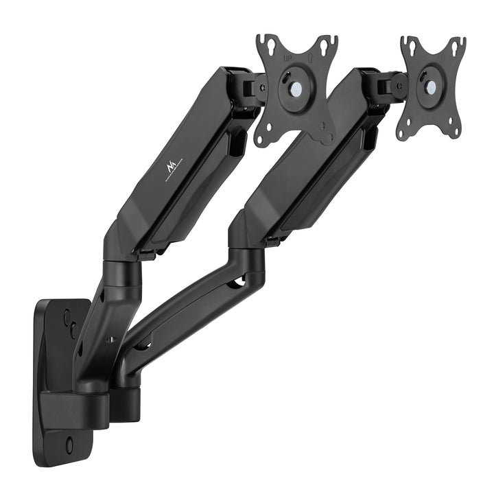 Fali tartó két Maclean monitorhoz, 17-32'', max. 9 kg, mechanikus rugó, MC-988