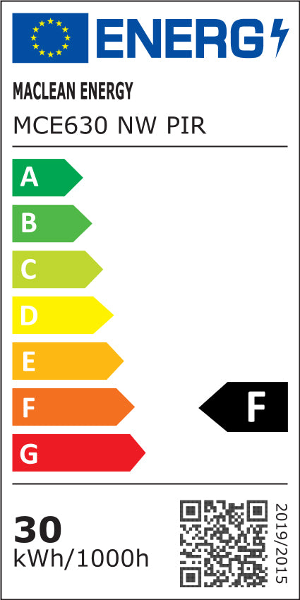 2x LED-es reflektor Maclean mozgásérzékelővel, vékony 30W, 2400lm, semleges fehér (4000K), IP44, MCE630 NW PIR