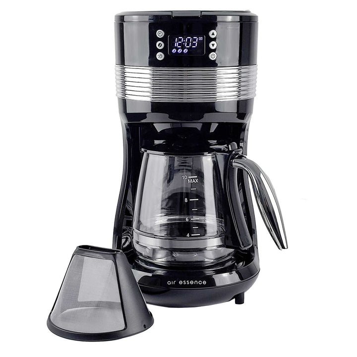 Air Essence, 1,4 L, fekete, Aroma Overflow kávéfőző