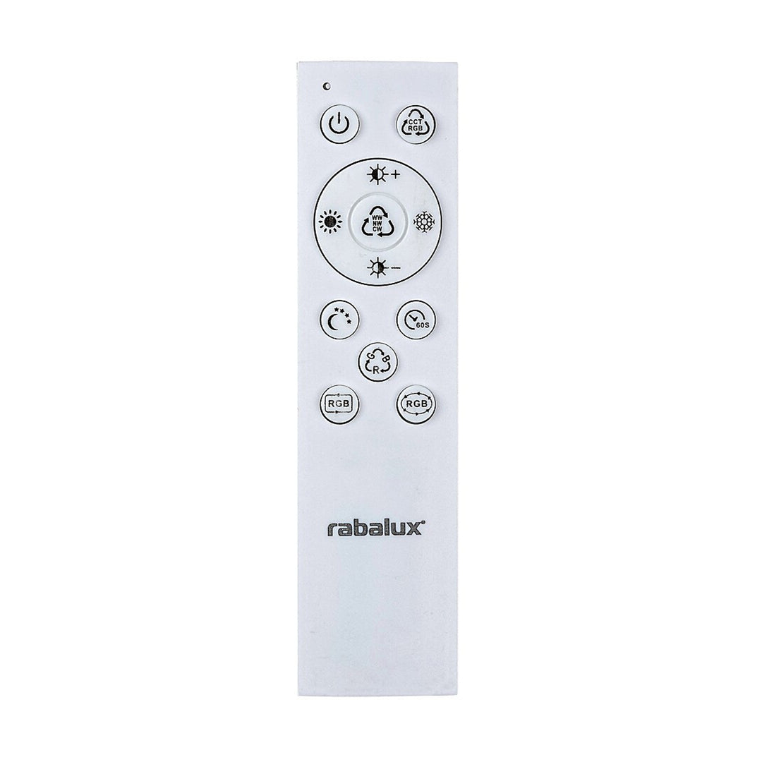 Rabalux, mennyezeti lámpa, LED 40W, fekete, távirányítóval, Ludano