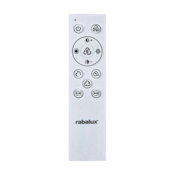 Rabalux, mennyezeti lámpa, LED 40W, fekete, távirányítóval, Ludano