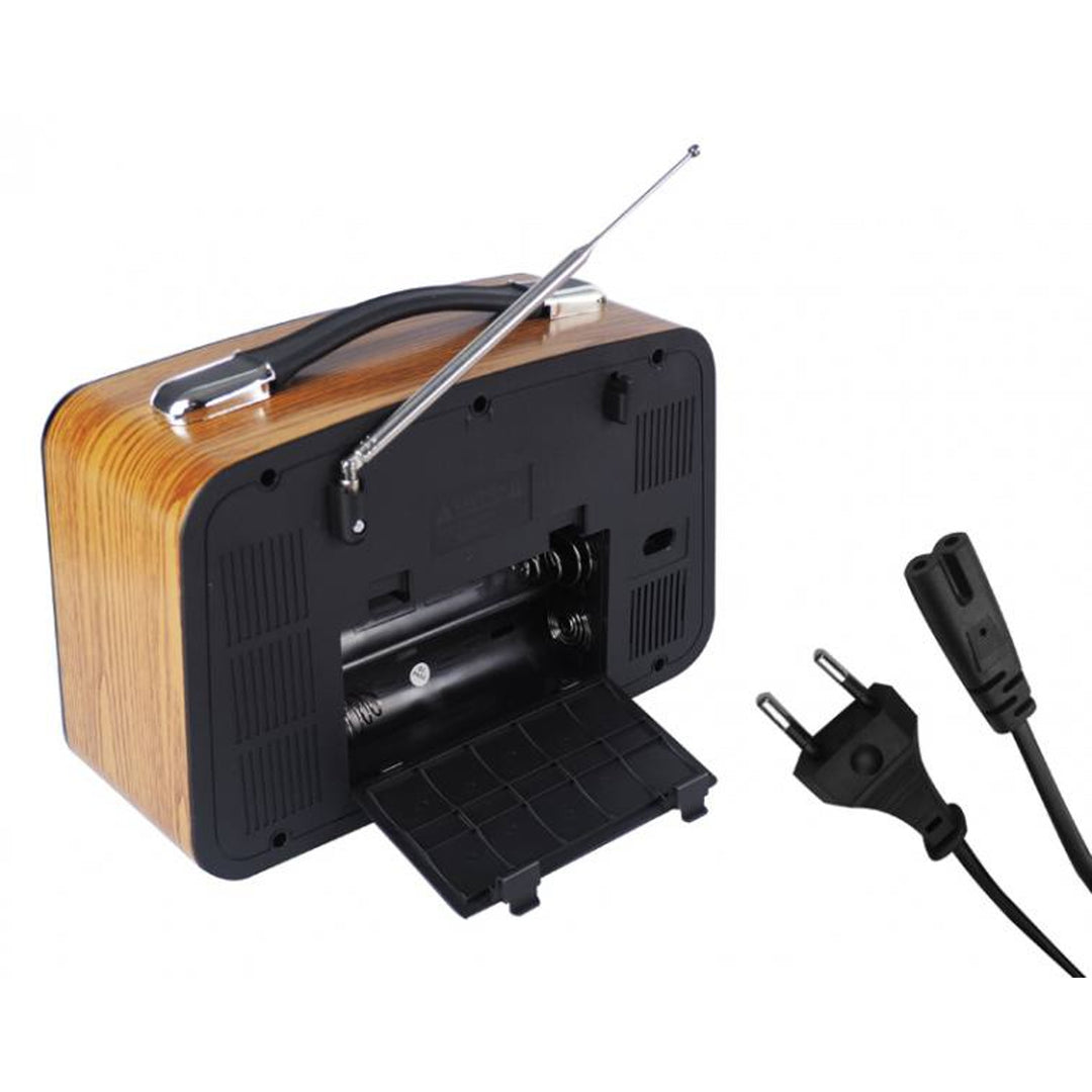 LTC hordozható rádió, teleszkópos antenna, Bluetooth, FM/AM/SW, Olza Retro