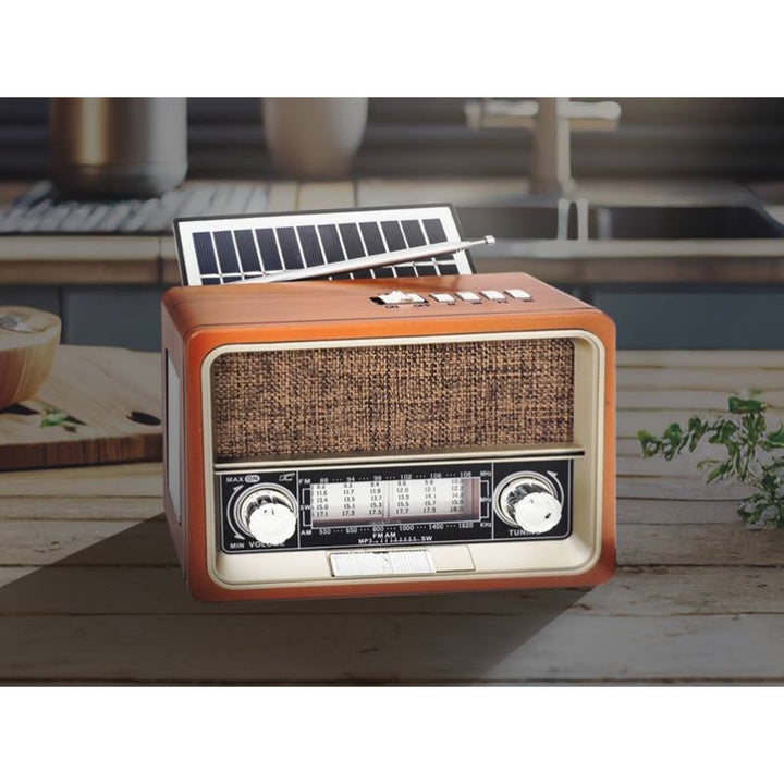 LTC hordozható rádió, Bluetooth, FM/AM/SW, USB, napelem, LXLTC103UBT