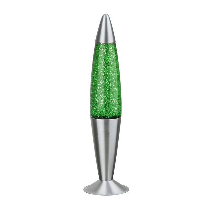 Rabalux lámpa, láva típusú, csillámmal, 25W, zöld, Glitter