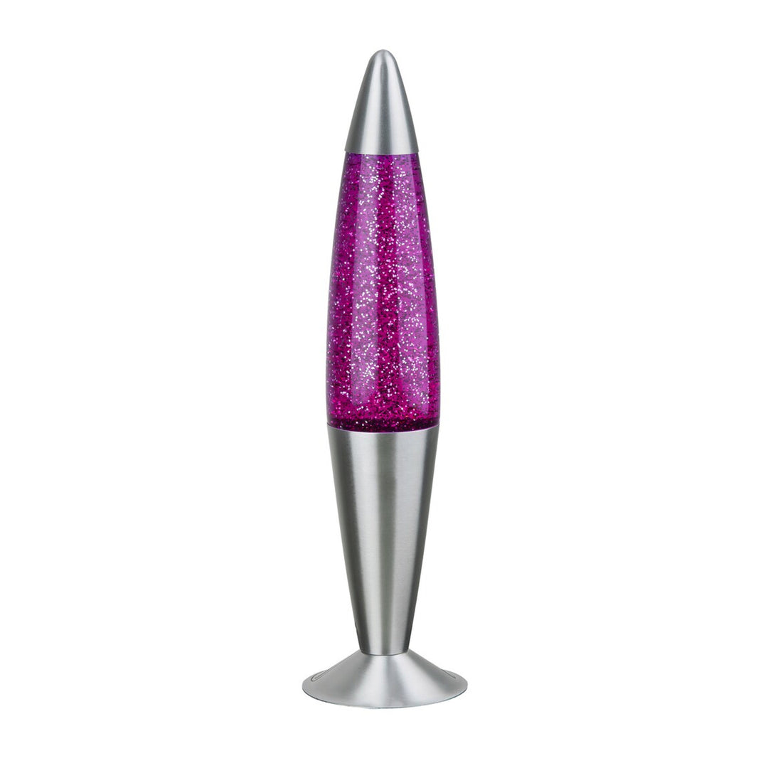 Rabalux lámpa, láva típusú, csillámmal, 25W, lila, Glitter