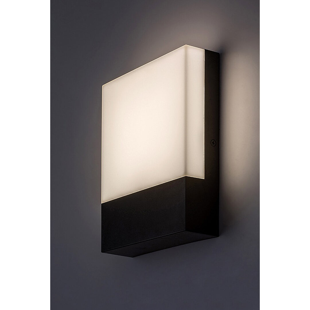 Rabalux lámpa, kültéri, falra szerelhető, LED 10W, IP44, fekete, Gimone