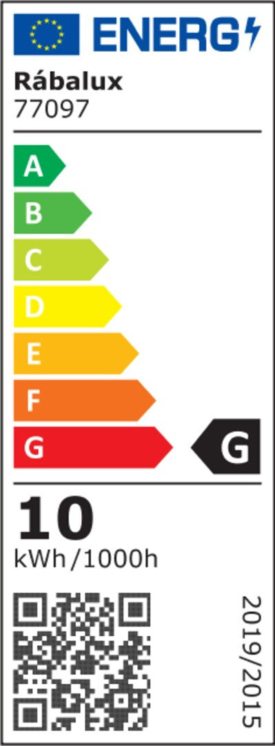 Rabalux lámpa, kültéri, falra szerelhető, LED 10W, IP44, fekete, Gimone
