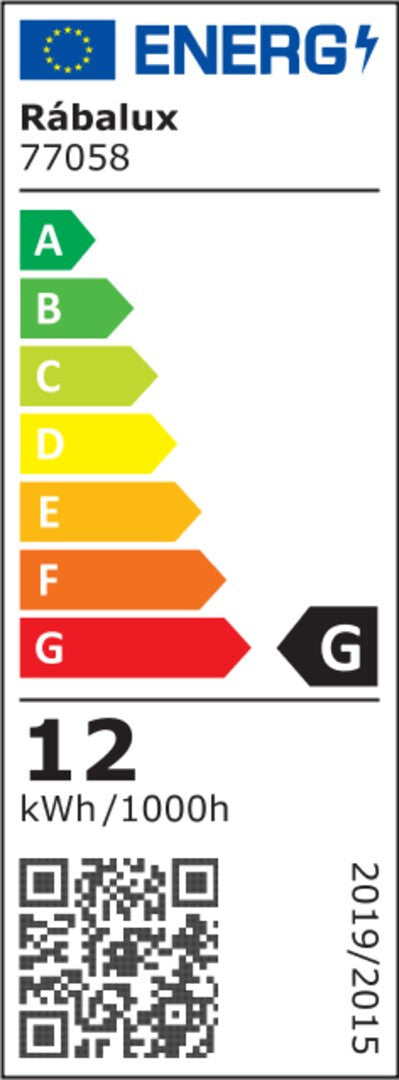 Rabalux lámpa, fali lámpa, kültéri, LED 12W, mozgásérzékelő, IP44, Odiel