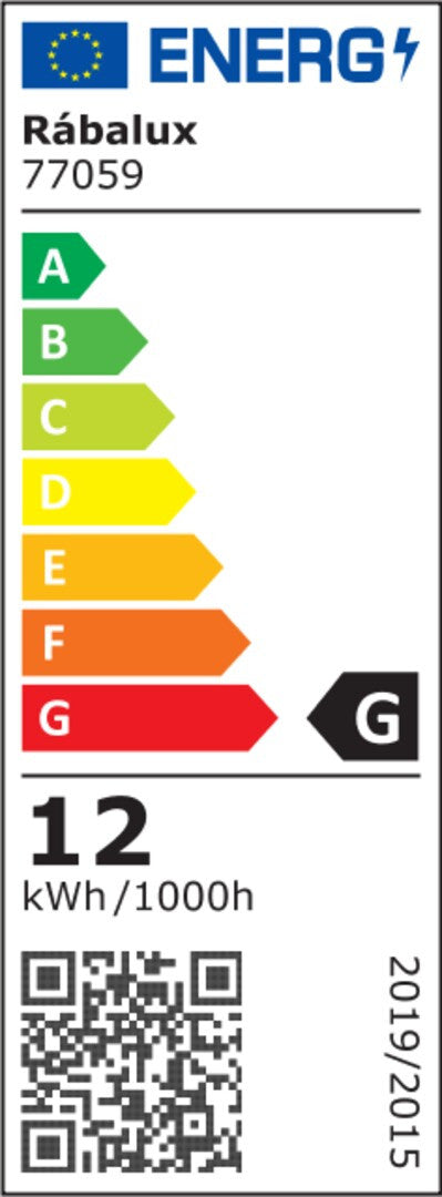 Rabalux lámpa, álló, kültéri, LED 12W, IP44, fekete, Odiel