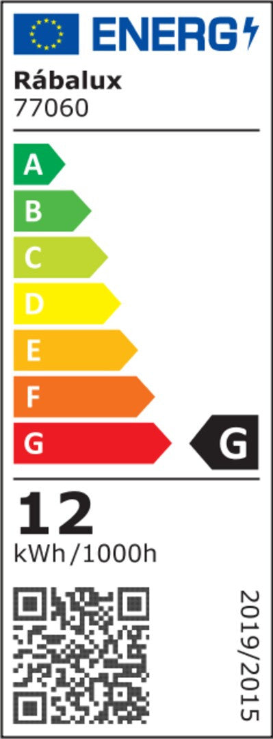 Rabalux lámpa, álló, kültéri, LED 12W, IP44, 80 cm, fekete, Odiel