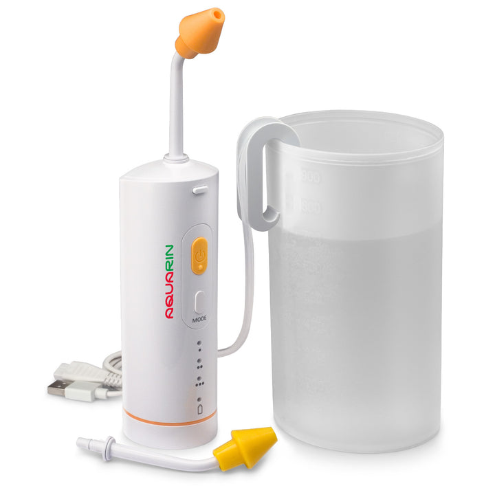 AQUARIN irrigátor, orröblítő, 900 ml-es tartály, 2 tartozék, LD-N1