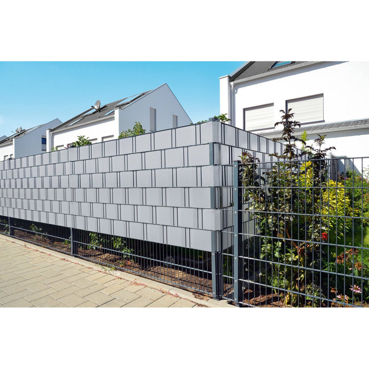 Cellfast kerítésszalag, UV-álló, 20 klipsz, 35m, világosszürke, 30-081