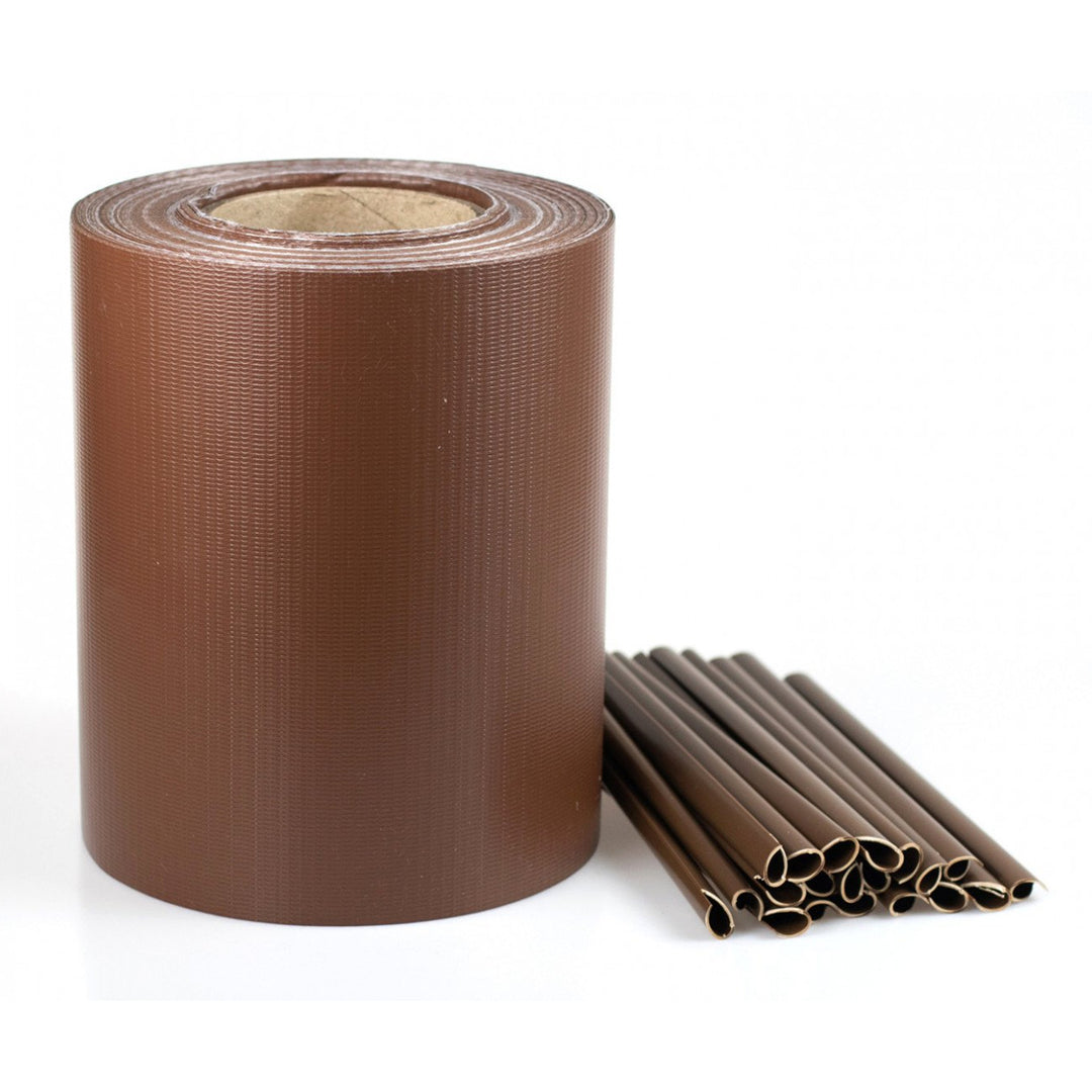 Cellfast kerítésszalag, UV-álló, 20 klipsz, 35m, barna, 30-082