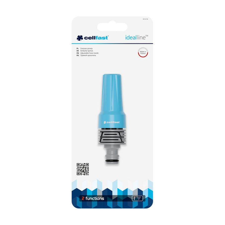 Cellfast szórófej, egyenes, fokozatmentesen állítható, Ideal