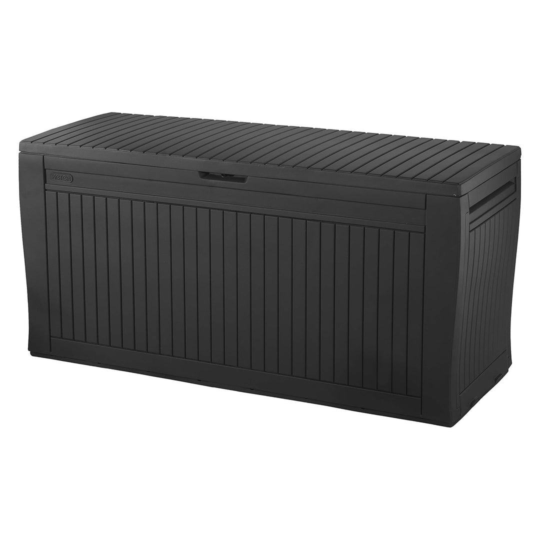 Kerti láda, grafit, 270l, Comfy tároló doboz