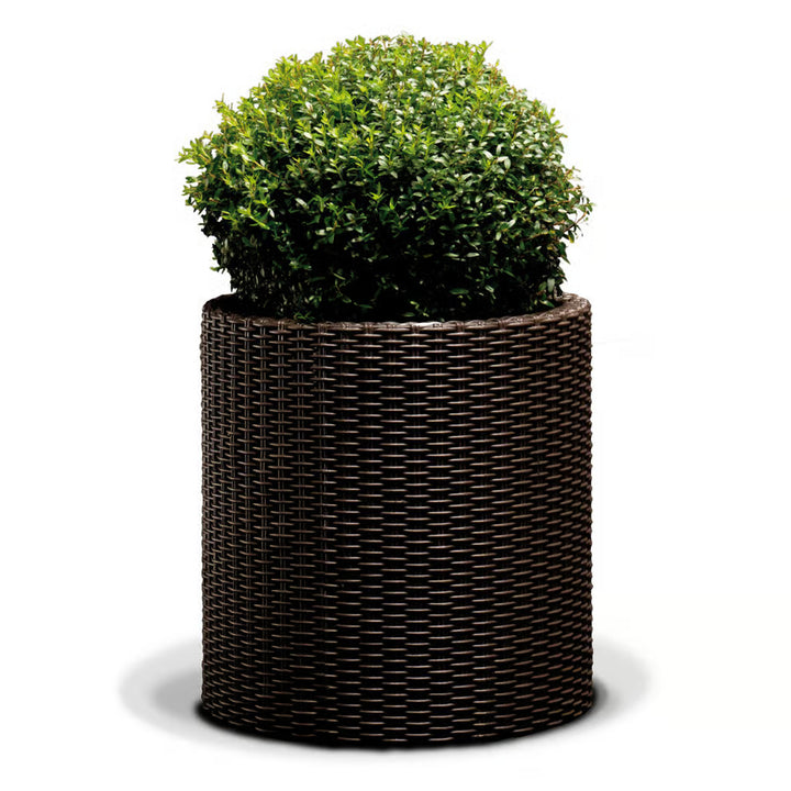 Keter virágcserép, kerek, átmérő 43,7 cm, bronz, Cylinder Planter L
