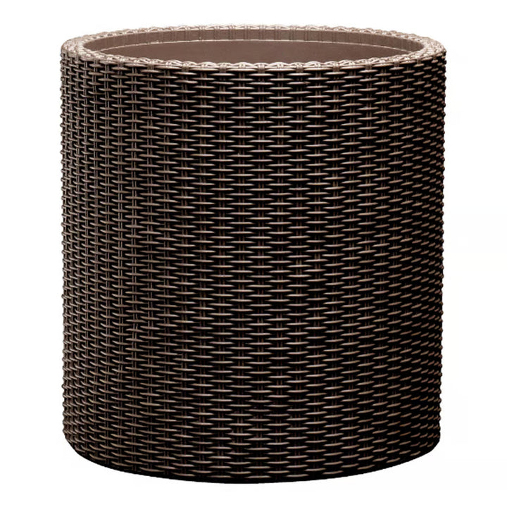 Keter virágcserép, kerek, átmérő 43,7 cm, bronz, Cylinder Planter L
