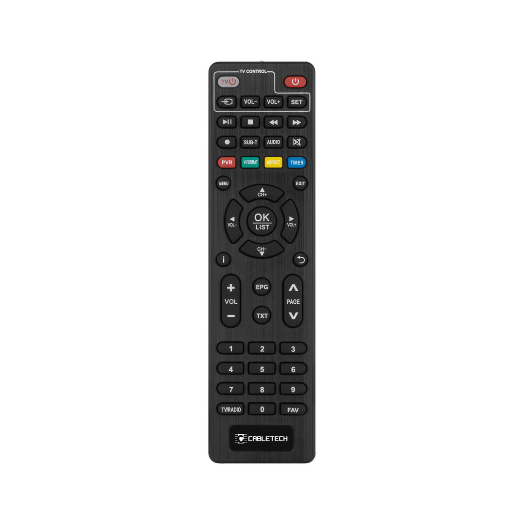 Cabletech távirányító DVB-T tuner dekóderhez URZ0338 URZ0338A, PIL0354