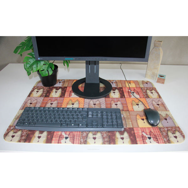Bertoni íróasztal-alátét, filcből, 50x70 cm, Pexeso Beige