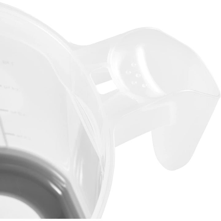 Keeeper mérőedény, csúszásmentes, fogantyúval, 1l, nordic grey, Masimmo