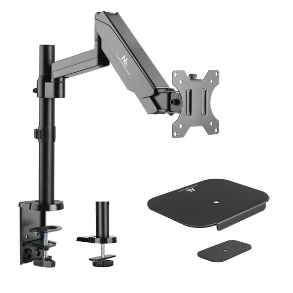 Maclean monitor tartó, dupla karos, gázrugós, 17"-32", 8 kg, MC-775 + MC-929