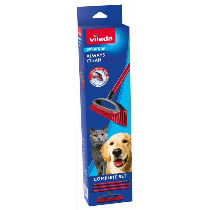 Vileda szőrkefe, gumisörtékkel, Always Clean, Pet Pro