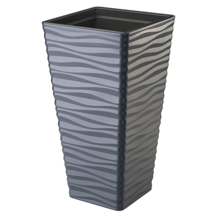 Sahara Dunes Slim négyzet alakú burkolat 35 cm antracit beltéri és kültéri használatra