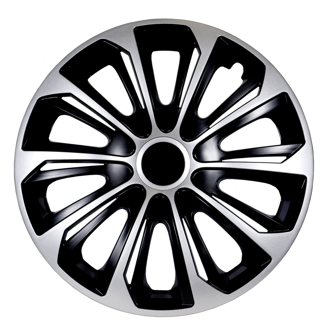 Univerzális keréktárcsa 16" NRM STRONG Duocolor fekete/ezüst 1 db
