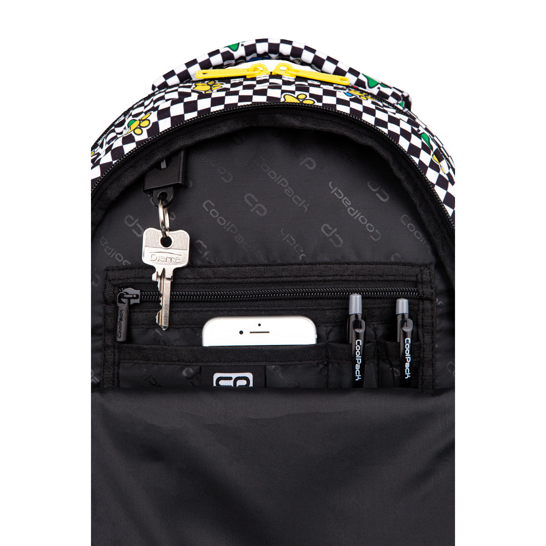 Coolpack ifjúsági hátizsák, 3 rekesz, kontúros hát, Jerry Catch Me