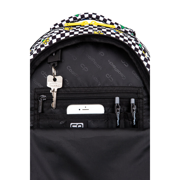 Coolpack ifjúsági hátizsák, 3 rekesz, kontúros hát, Jerry Catch Me
