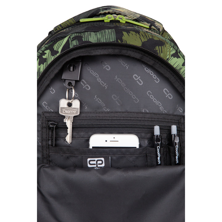 Coolpack ifjúsági hátizsák, 3 rekesz, kontúros hát, Jerry Adventure Park