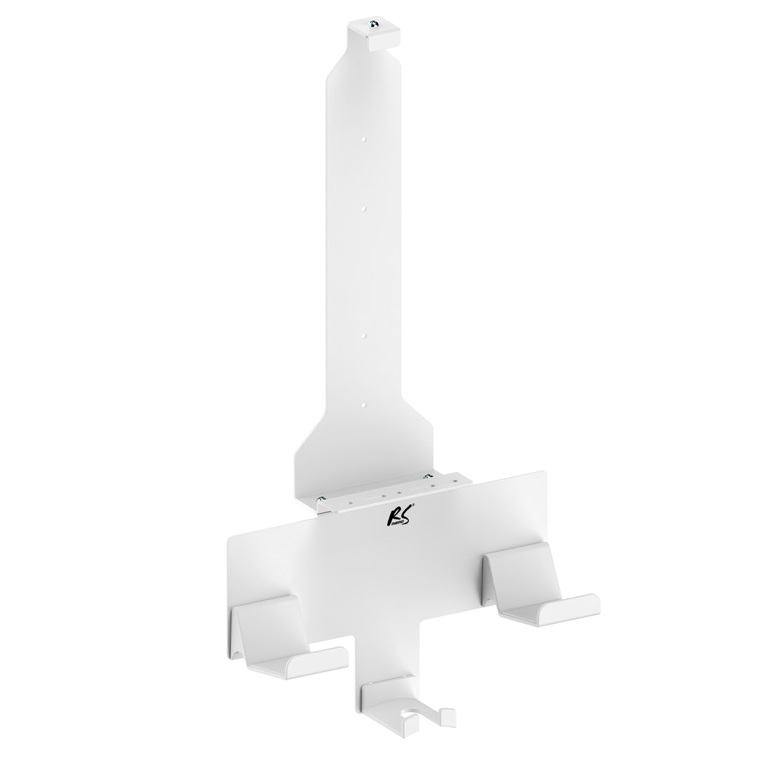 Falra szerelhető állvány fehér színben Playstation 5 konzolhoz, 10kg max, NanoRS RS181