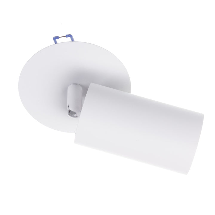 Maclean rejtett lámpatest / cső, spot, kerek, alumínium, GU10, 55x100mm, fehér, MCE364 W