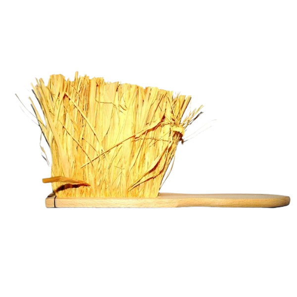 Starmann kenyérkefe, magasított, természetes raffia szál, kézzel készített, 111/22