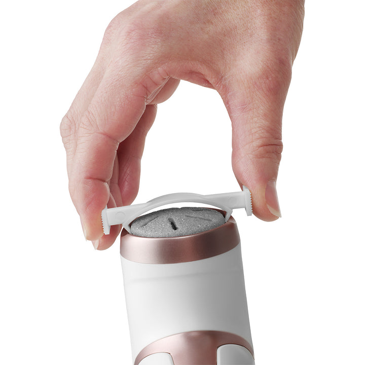 Concept elektromos sarokreszelő, 3 párna, újratölthető, fehér, PN3000