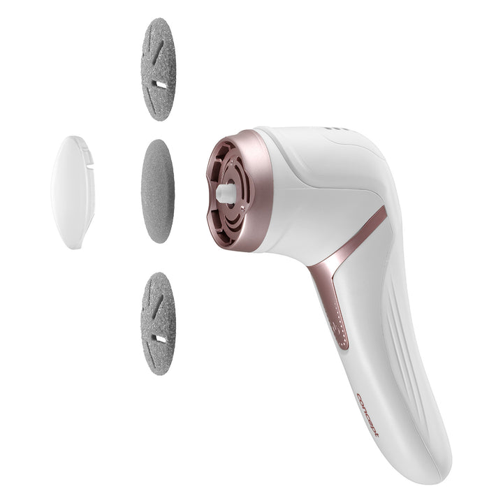 Concept elektromos sarokreszelő, 3 párna, újratölthető, fehér, PN3000