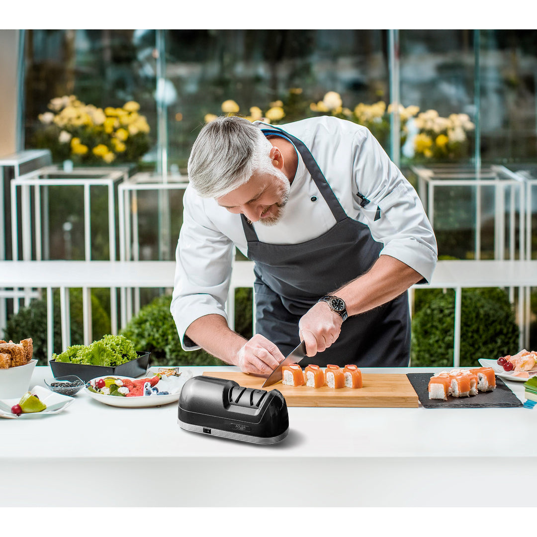 Adler elektromos késélező, 60 W teljesítmény, 2 fokozatú rendszer AD 4508