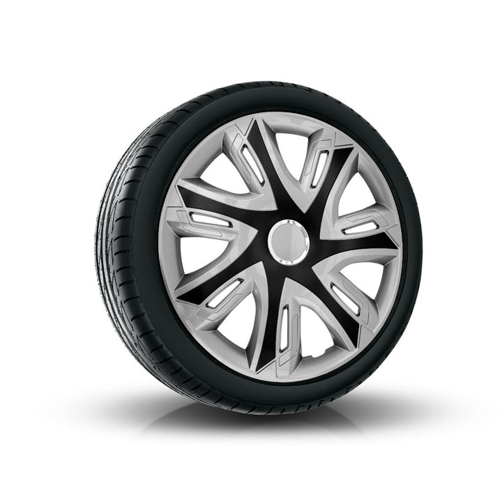NRM Supernova kétszínű ezüst/fekete univerzális keréktárcsa 16" 1 db