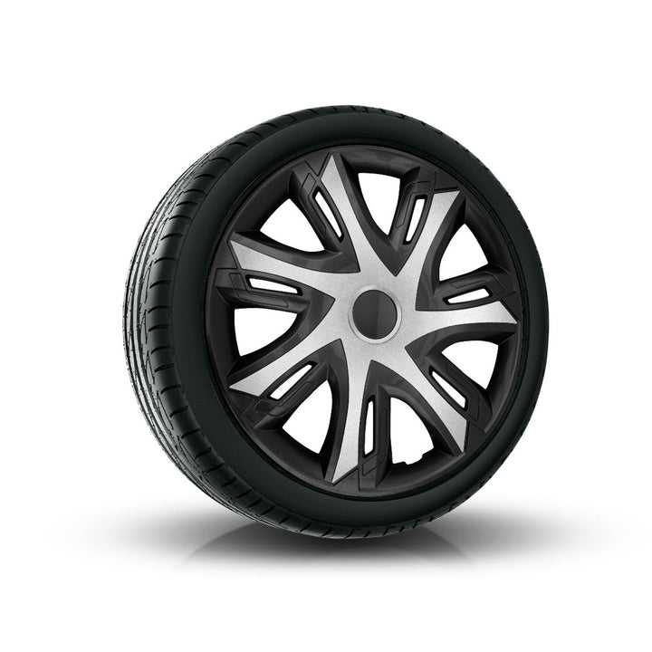 NRM N-Power univerzális keréktárcsa 15" kétszínű fekete/ezüst 1 db