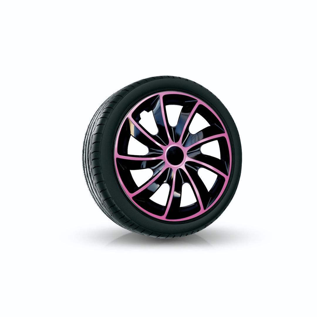 Univerzális keréktárcsa 14" NRM Quad Bicolor fekete/rózsaszín 1 db