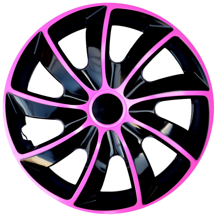 Univerzális keréktárcsa 14" NRM Quad Bicolor fekete/rózsaszín 1 db