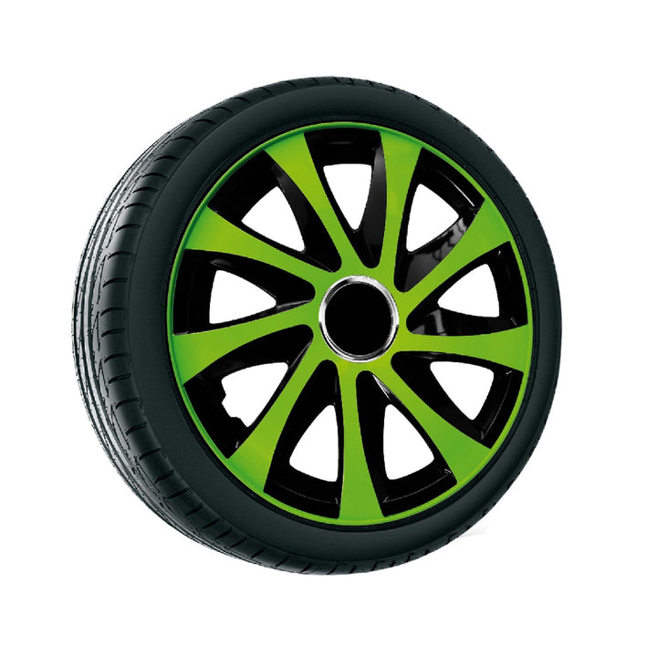 Univerzális keréktárcsa 13" NRM Drift Extra zöld/fekete 1 db