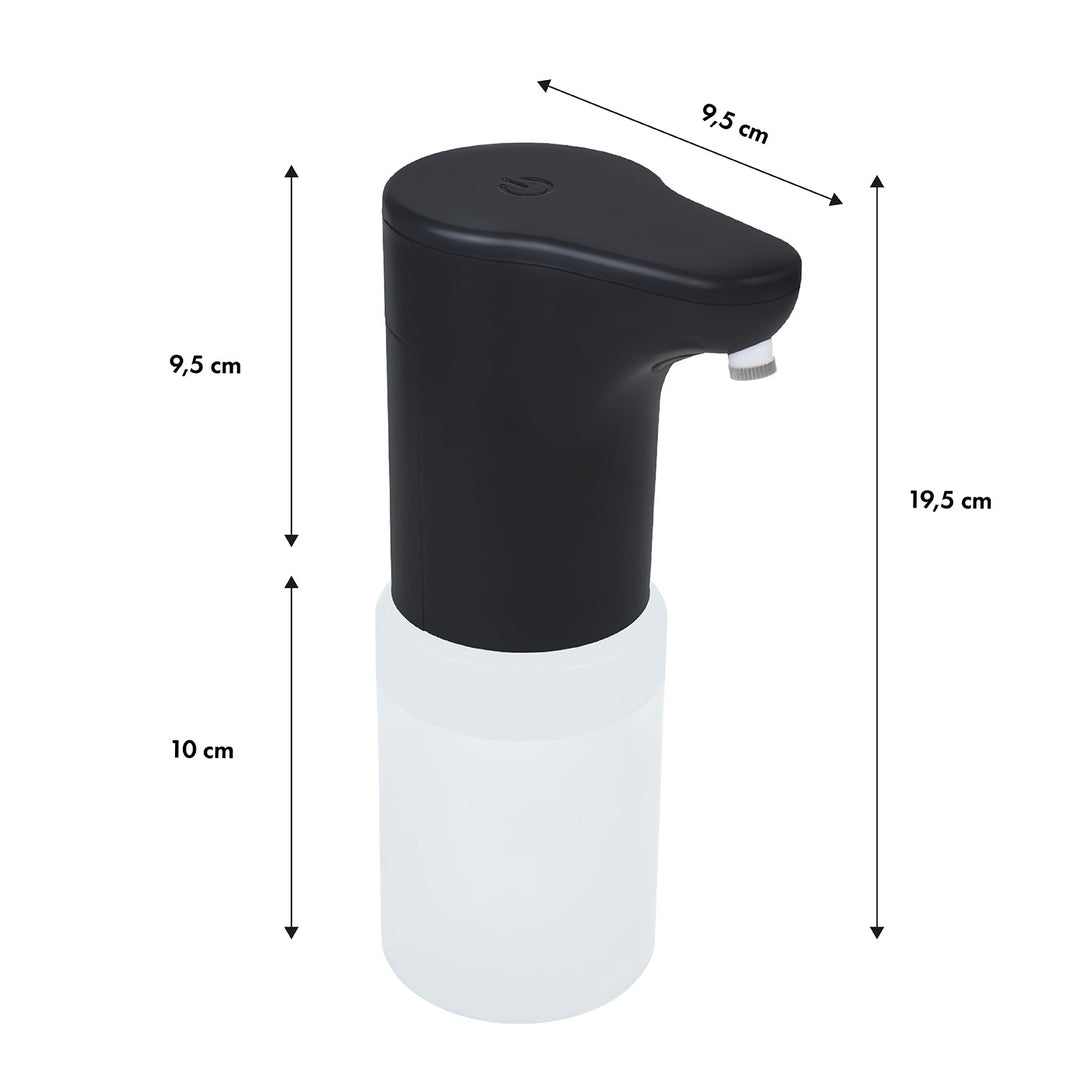 Promedix automata adagoló, adagoló tartály folyékony szappanokhoz, fertőtlenítő folyadékokhoz, 300ml, 4xAA, fekete, PR-540 B