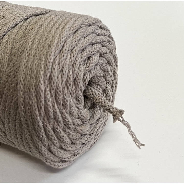 ColiNea, pamut zsinór pamut maggal, fonott, 3mm, 100m, sötét bézs színű